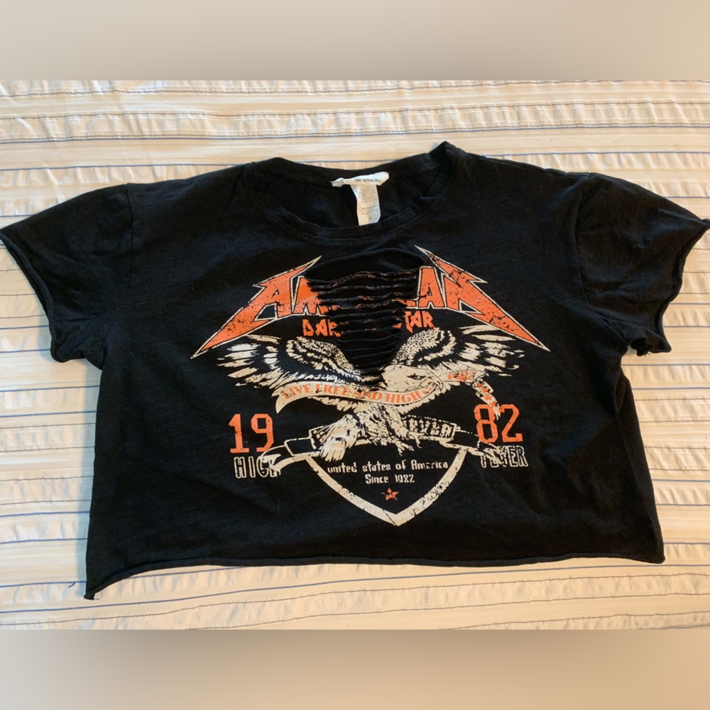 One Urban Day Upcycled Crop Tee